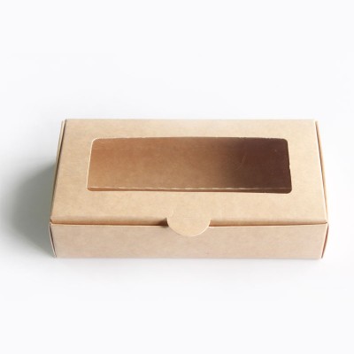 Caja de Cart&oacute;n rectangular con ventana en Acetato para Galletas 